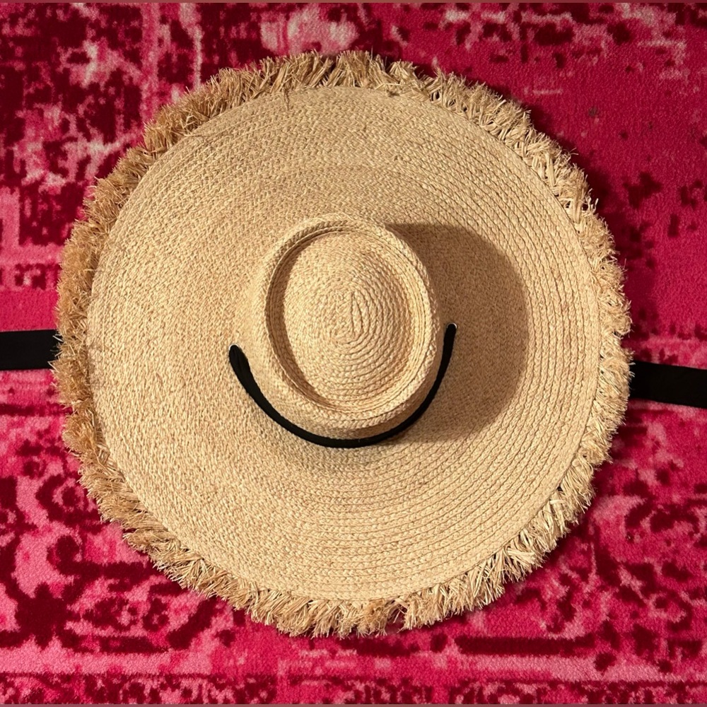 Lack of Color Ultra Wide Ventura Hat in Beige Size Medium